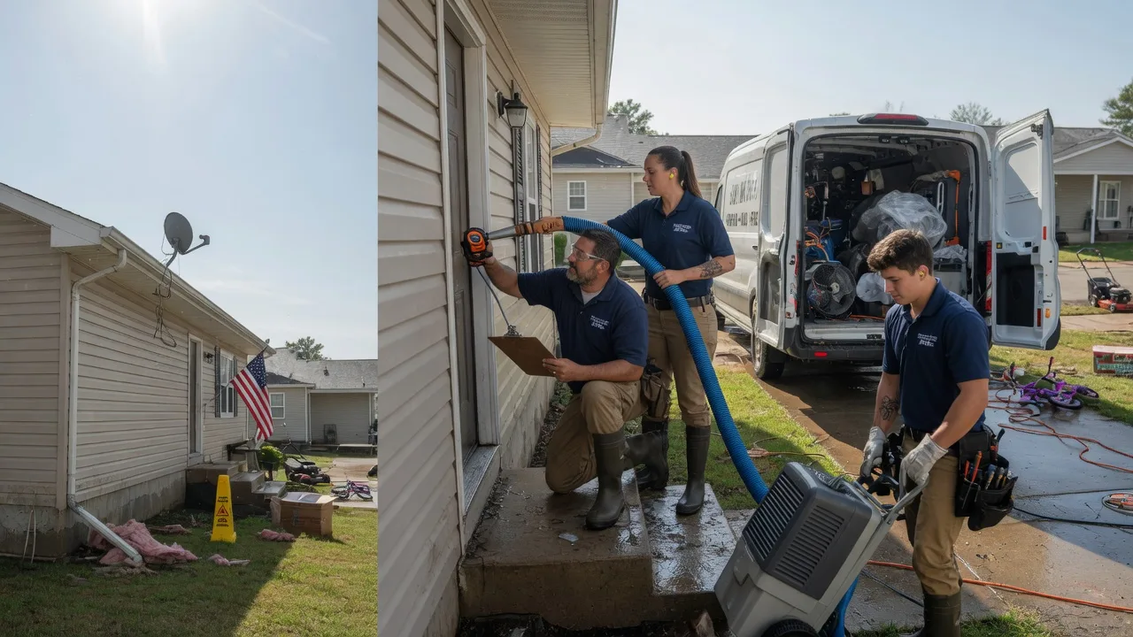 Ceiling Water Damage Restoration in Wadsworth, TX near me